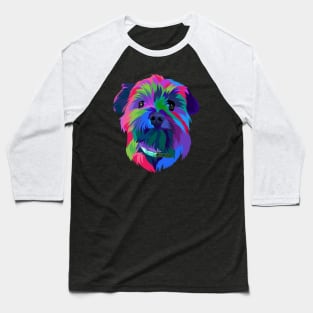 Colorful dog rainbow Baseball T-Shirt